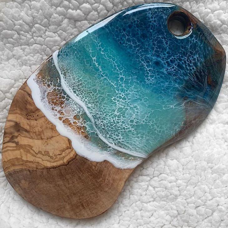 Oceanic Resin Artwork