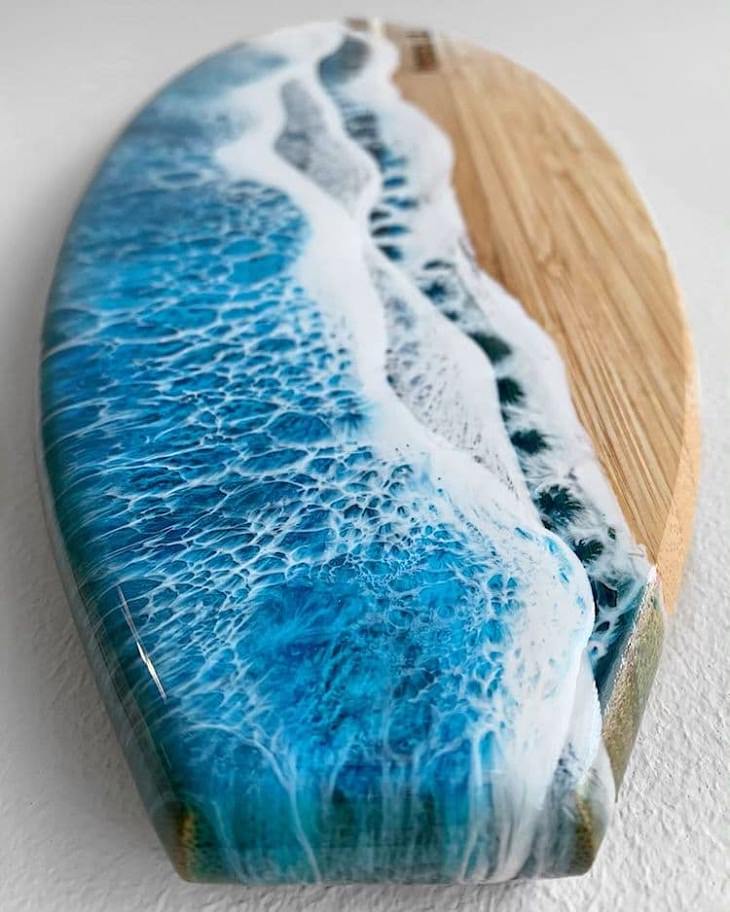 Oceanic Resin Artwork