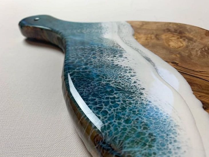 Oceanic Resin Artwork