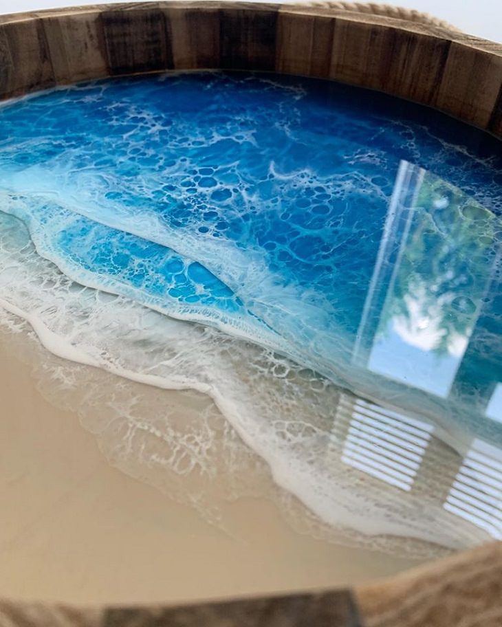 This Artist Creates Unreal Ocean Resin Art