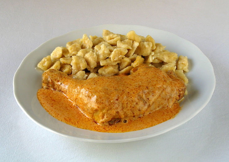 comfort foods Hungary - Paprikash Csirke