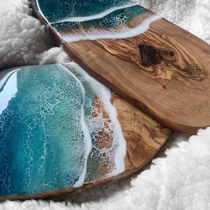 Oceanic Resin Artwork