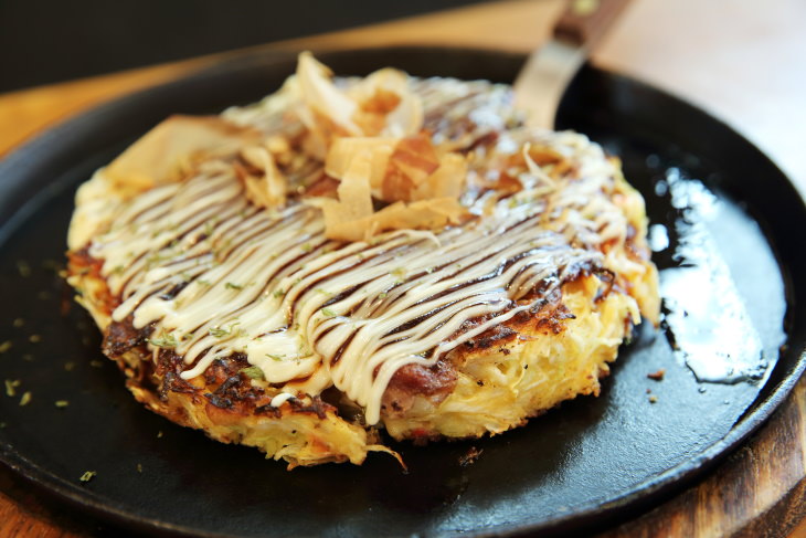 comfort foods Japan - Okonomiyaki