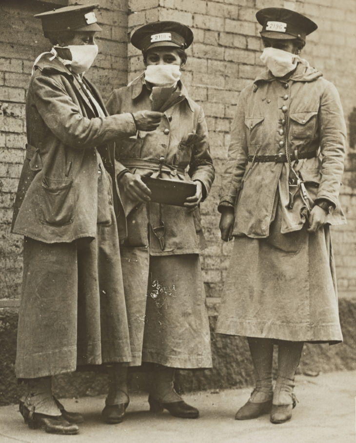Photos From the Spanish Flu conductors in New York