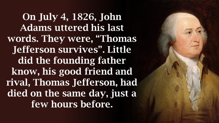 12 Ironic Stories from History John Adams