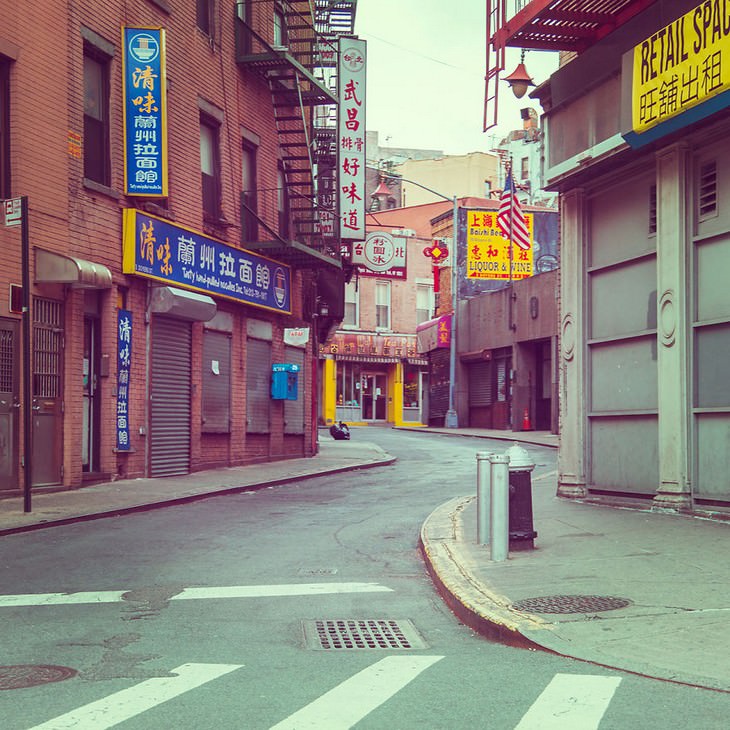 18 Photos of NYC During Lockdown china town
