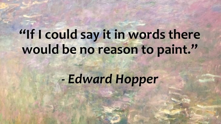 Inspirational Quotes From World’s Great Artists Edward Hopper