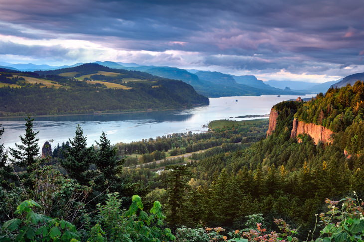 Rivers in the USA Columbia River, Oregon