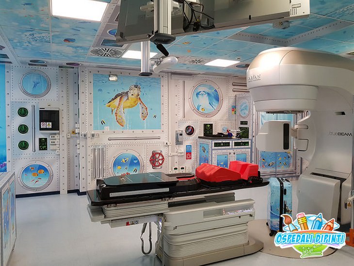 Artist Transforms Hospital Units with Murals