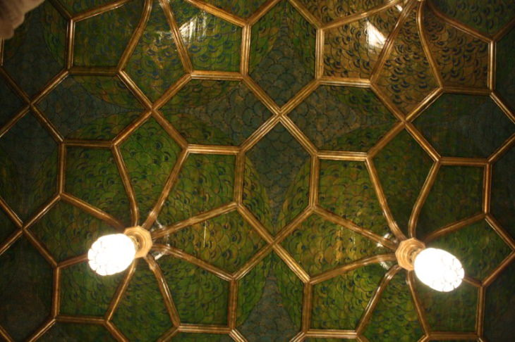 The Peacock Room ceiling