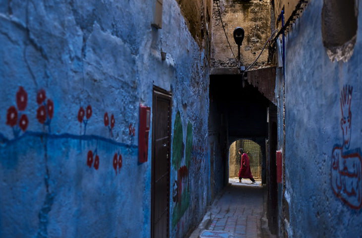 Morocco Photography by Aurel Paduraru blue walls