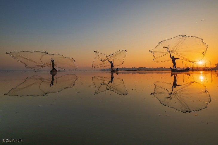 2. “The Morning Catch” by Zay Yar Lin 