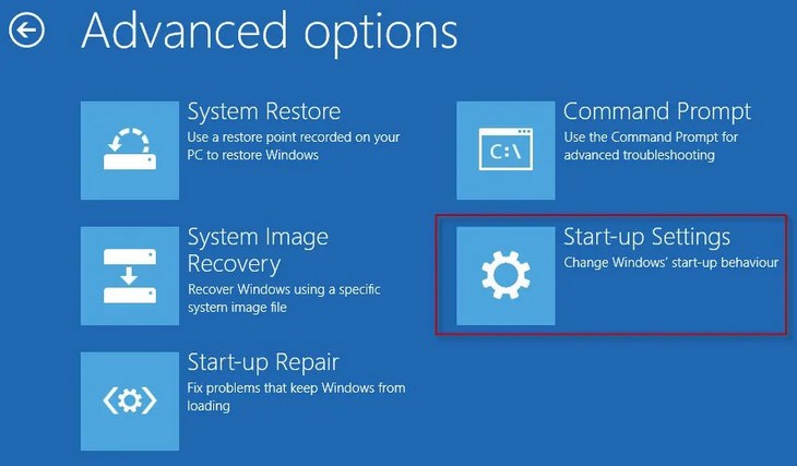 5 Simple Fixes to Try When Your PC Won’t Boot start up settings