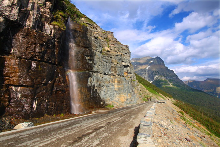 Scenic Road Trips in the USA Going to the Sun Road, Montana