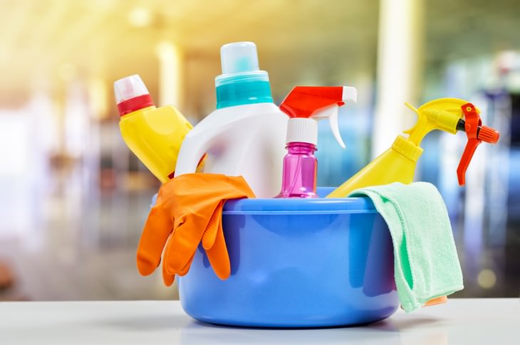 How Often To Clean and Replace Cleaning Supplies store bought prosucts