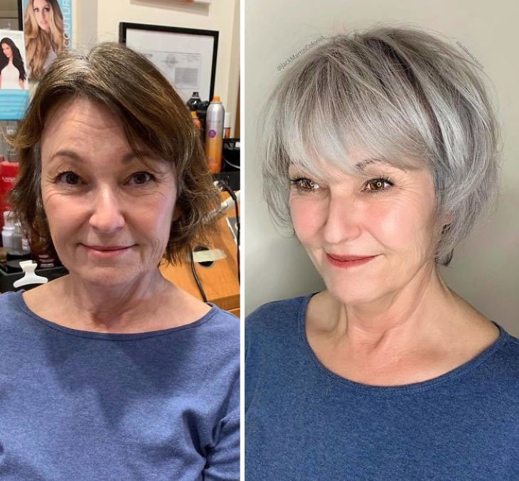 Grey hair transformations Jack Martin