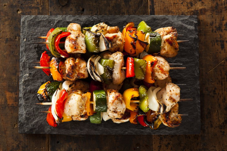  Healthiest Takeout Dishes Shish Kebab