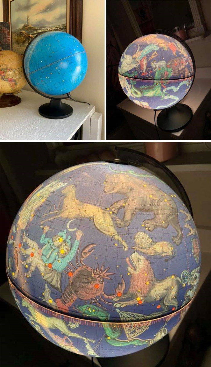 Thriftstore Treasures glowing globe