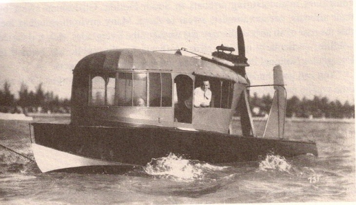 Unusual Vintage Vehicles, 1920 Curtiss "Scooter" airboat 