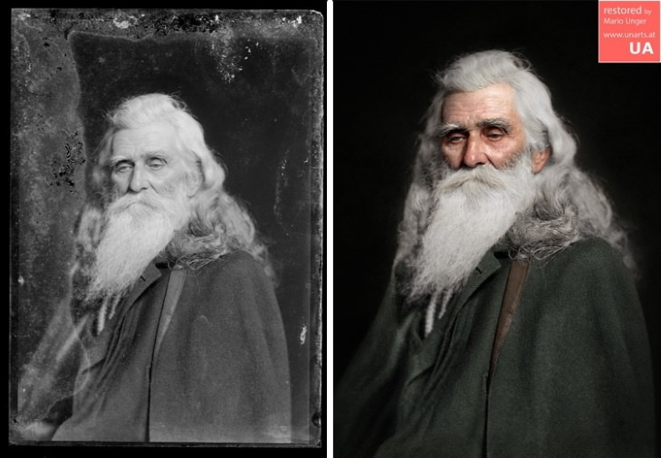 Mario Unger photo restoration A 1890 photo by C.M.Bell