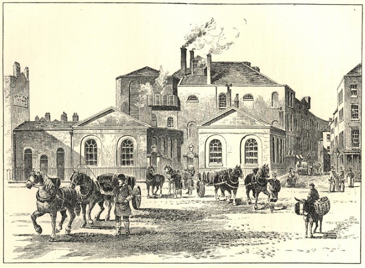 Bizarre Stories from History 5. The Great London Beer Flood Horse Shoe Brewery