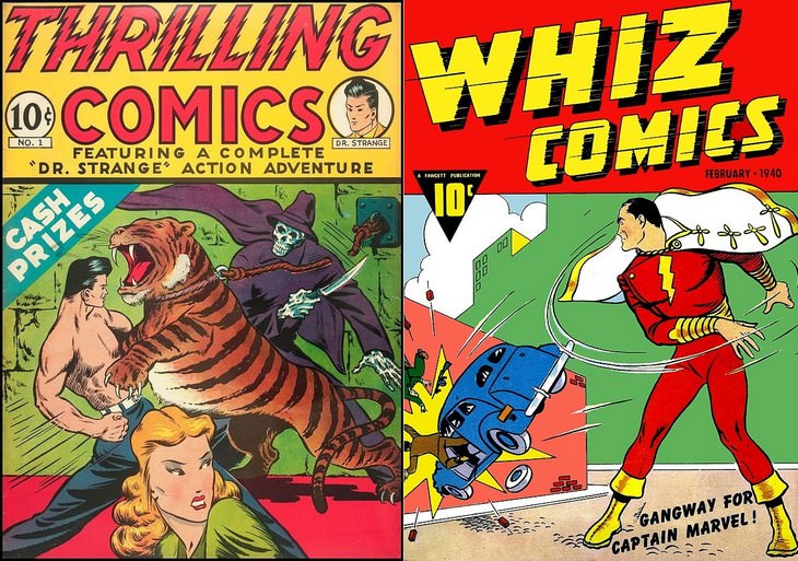 Vintage Items That Could Be Worth a Fortune Today comic book covers