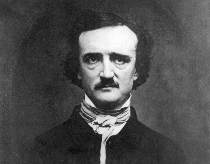 Bizarre Stories from History Photograph of Edgar Allan Poe taken by W.S. Hartshorn, 1848