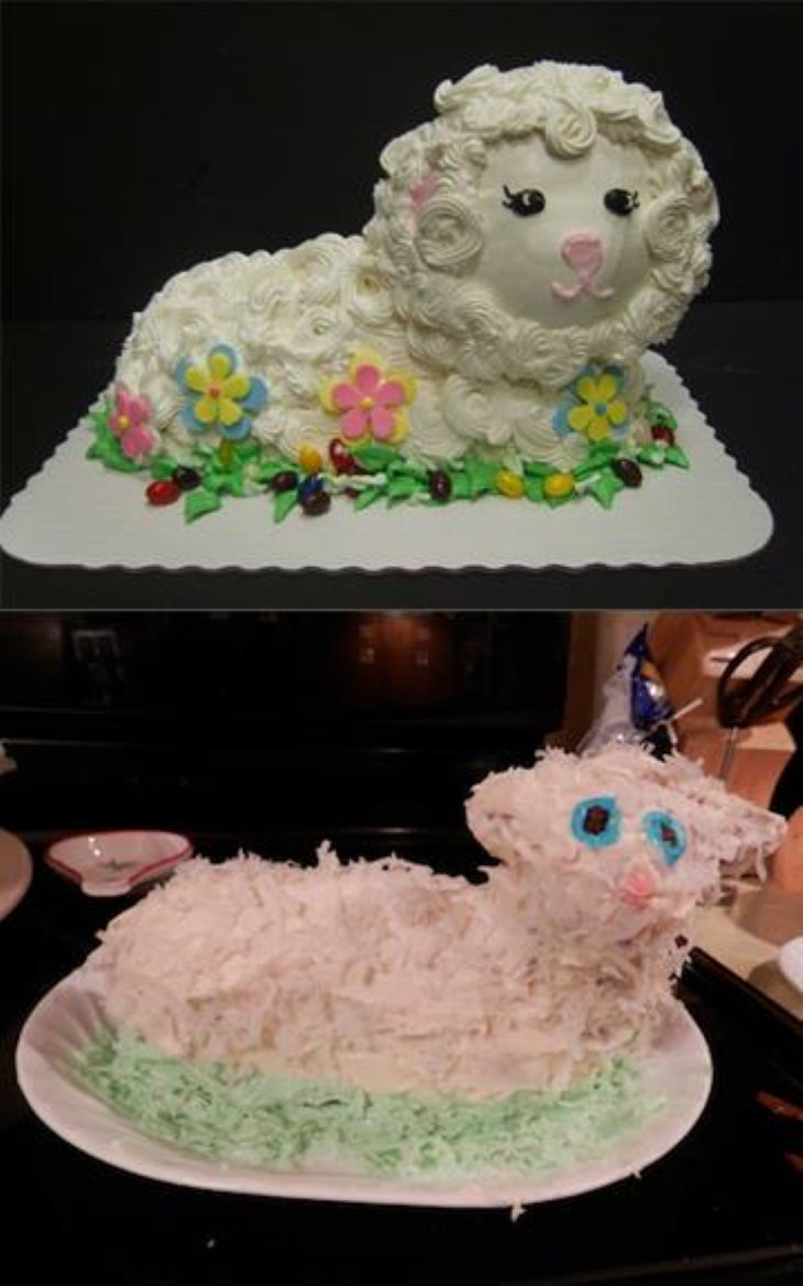 Cake Fails lamb