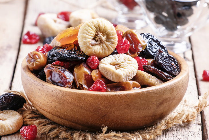 Foods and Drinks that Cause Bloating Dried Fruits