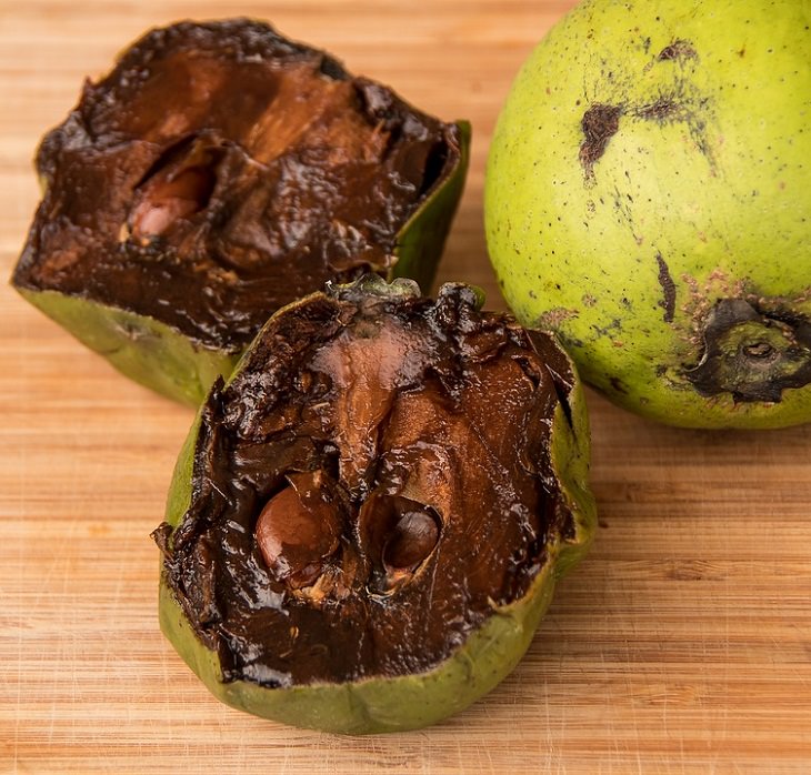 Fruits That Taste Like a Dessert, Black Sapote