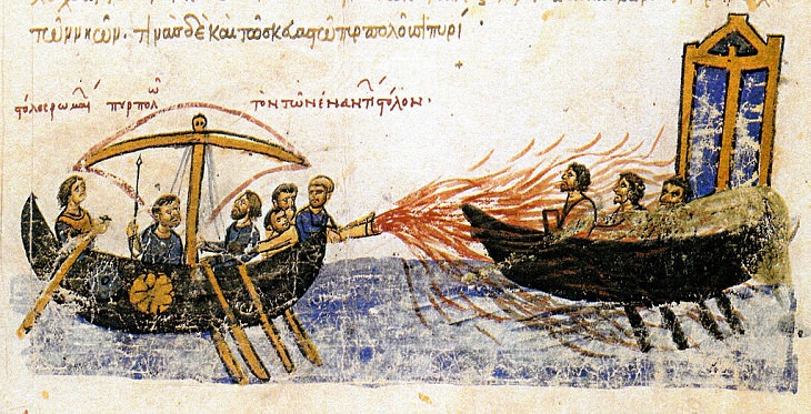  Ancient Greece Inventions, Greek Fire