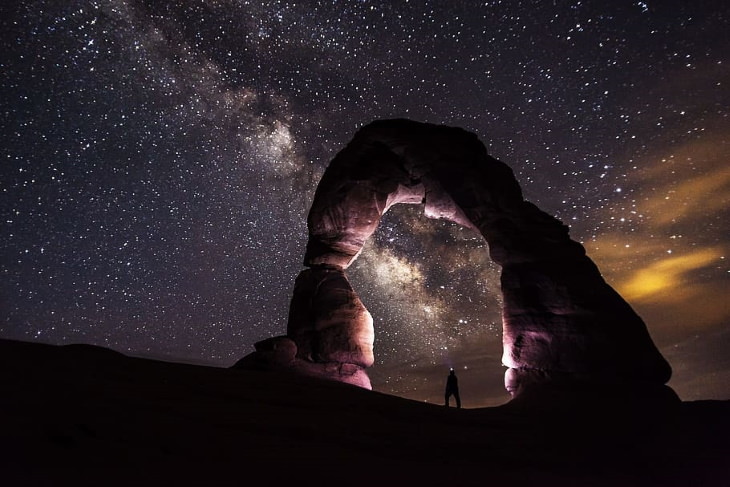Places for Stargazing in the USA Arches National Park, Moab, Utah