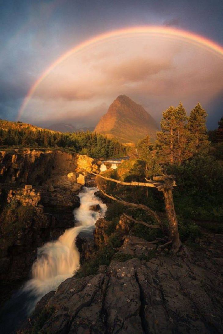 Nature Pics, Glacier National Park, rainbow