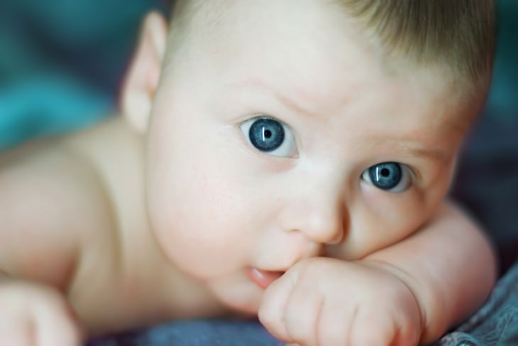 Surprising Reasons for Adult Eye Color Change baby with blue eyes