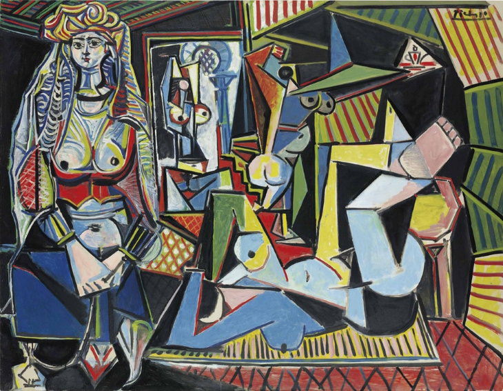most expensive items on auction 2010-2020 Les femmes d'Alger (Version 'O') by Pablo Picasso