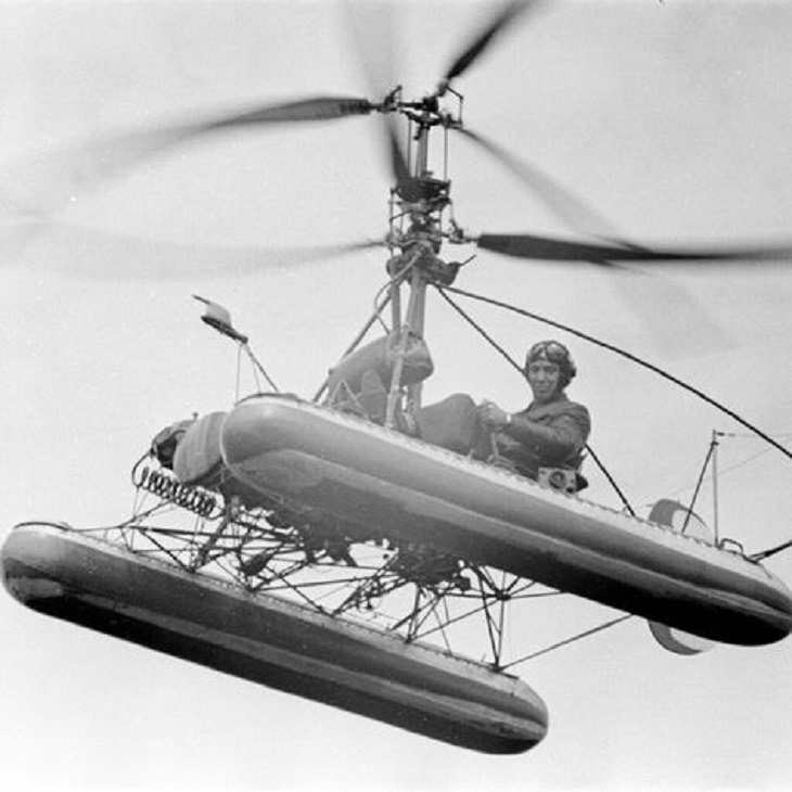 Weirdest Vintage Aircrafts,single-seat observation helicopter 