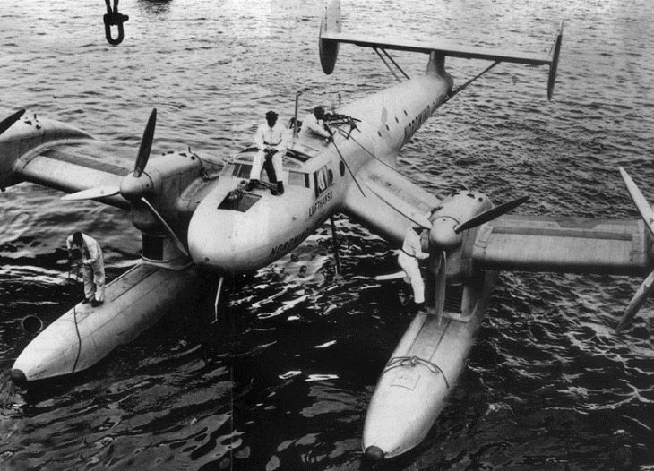 Weirdest Vintage Aircrafts,German all-metal inverted gull wing floatplane