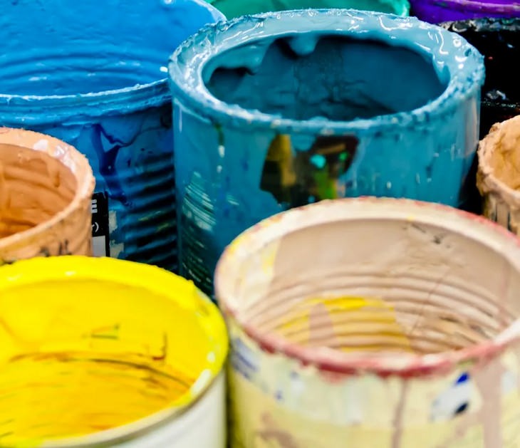 10 Items You Should Never Throw in The Garbage paint cans