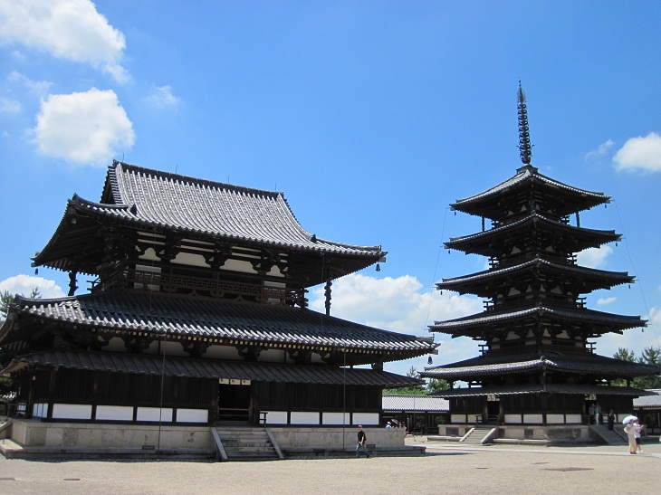 Ancient Buildings, Horyu-ji Temple