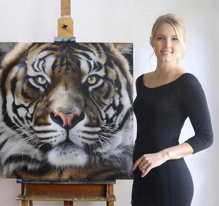 Wildlife Paintings, a tiger