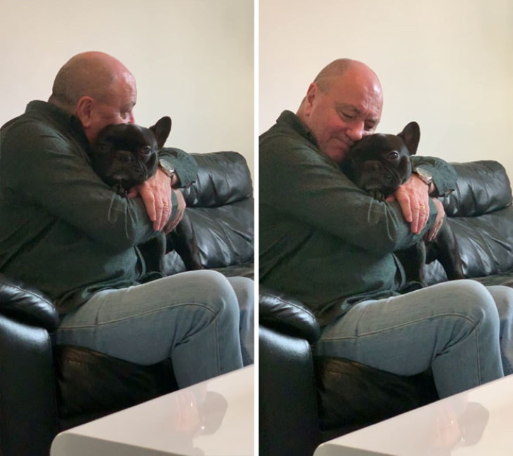 Grumpy Dads and the Pets They Didn’t Want I present to you, my dad who didn’t want another dog.