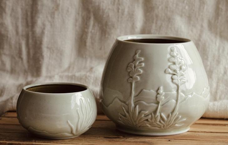 Cute Kitchen Items, handmade ceramic. 