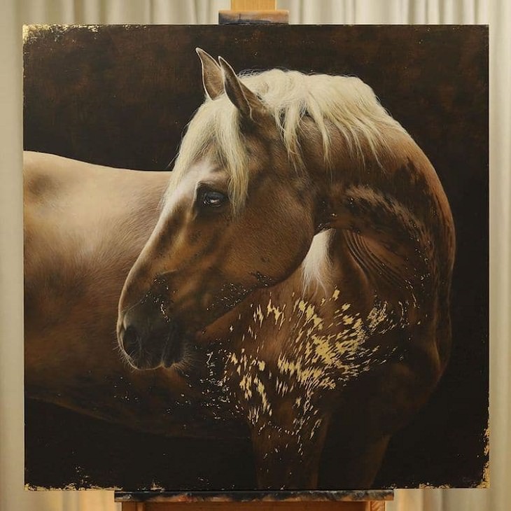 Wildlife Paintings, horse