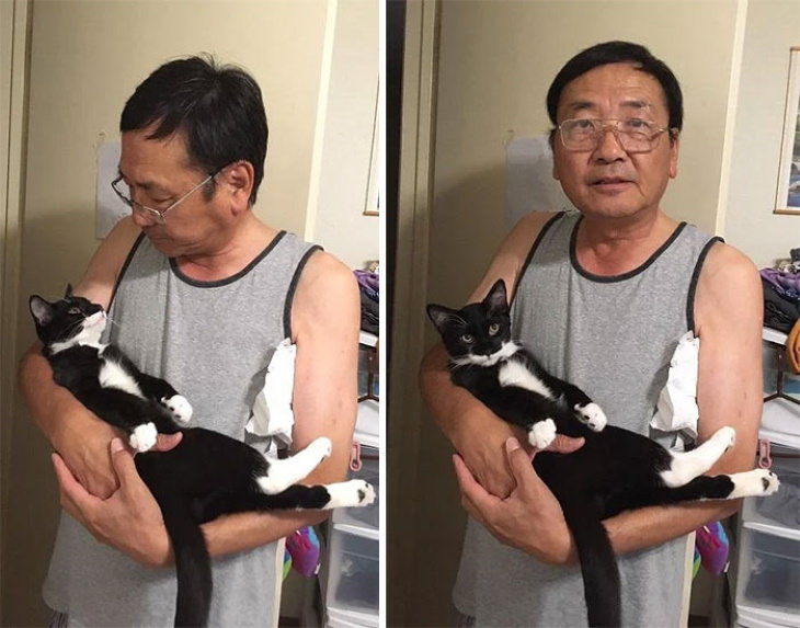 Grumpy Dads and the Pets They Didn’t Want Dad went from "You're taking him with you when you leave." to "Are you really gonna take him with you??"
