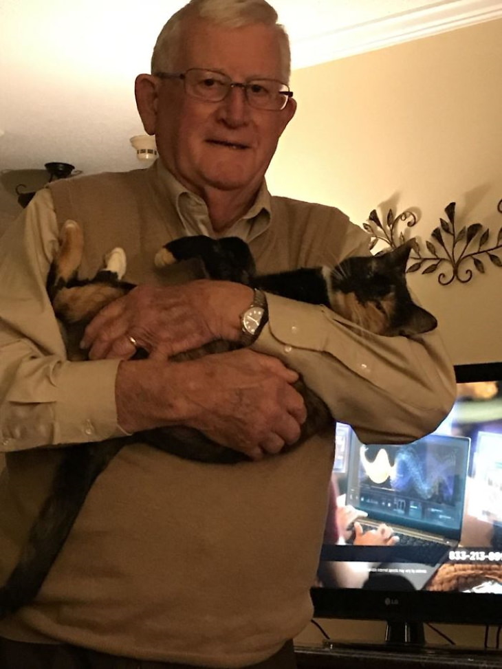 Grumpy Dads and the Pets They Didn’t Want My Dad (79) went from “I don’t want that dang cat” to carrying her to “her room” for bed each night.