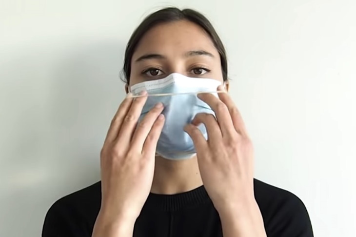 7. Uso de bandas de goma para crear una máscara que se ajuste mejor