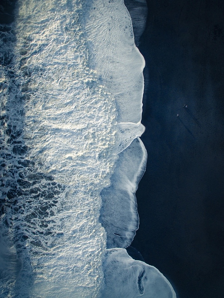 Aerial Photos,  Black Beach