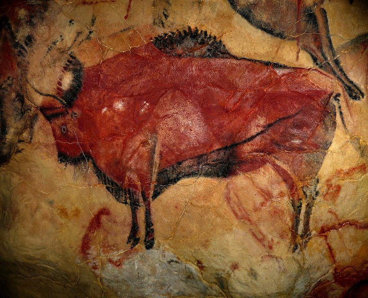 Prehistoric Cave Paintings Altamira Cave (35.600 years old)