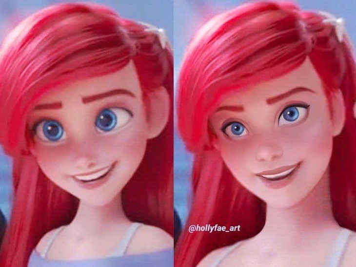 Disney Princesses Reimagined by Holly Fae Ariel (The Little Mermaid)