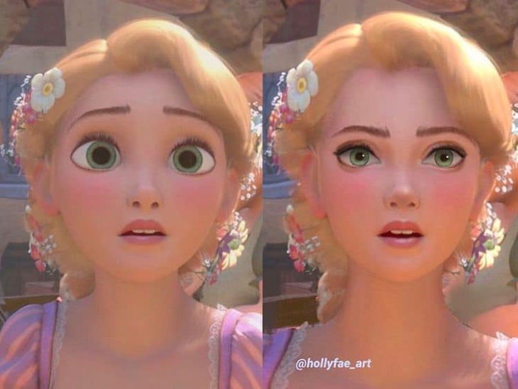 Disney Princesses Reimagined by Holly Fae Rapunzel (Tangled)